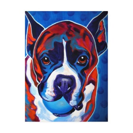 Trademark Fine Art DawgArt 'Vibrant Atticus' Canvas Art, 18x24 ALI47018-C1824GG